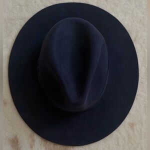Lack of Color Navy Blue Wool Rancher Hat | Size M (57cm)